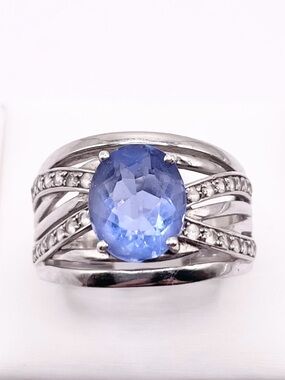 Size 10 Spinel 925 Sterling Silver Ring